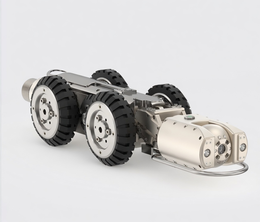 D3 Crawler — front view with P&T camera