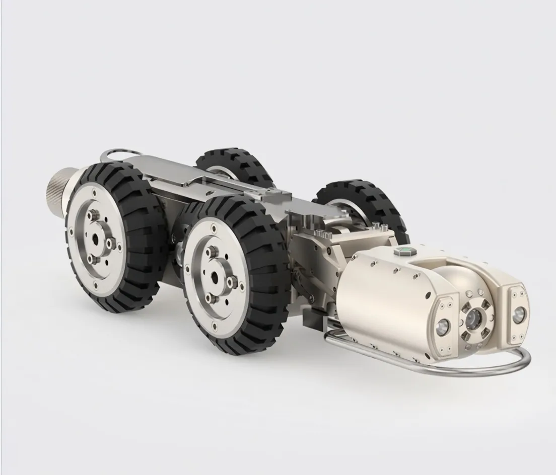 D3 Crawler — front view with P&T camera