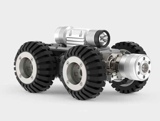 D5-XM compact crawler — front angle