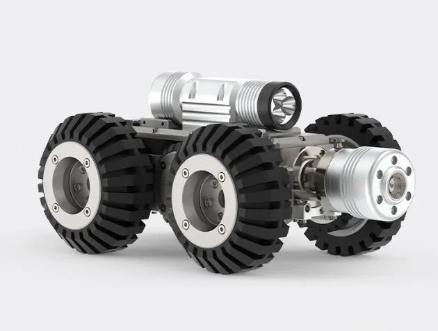 D5-XM compact crawler — front angle