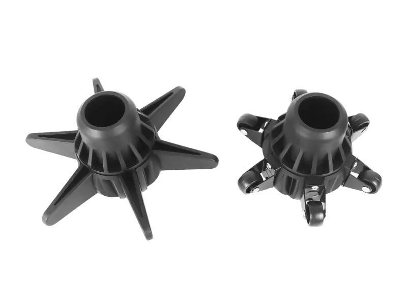 Ø50 mm pan-tilt centering skid adapters Ø163 to Ø206 mm